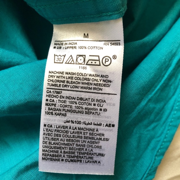 Turquoise Button Down - Picture 3 of 4